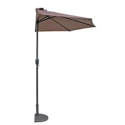 Island Umbrella Lanai Umbrella in Coffee Polyester