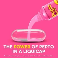 Pepto Bismol LiquiCaps, Rapid Relief from Nausea, Heartburn, Indigestion, Upset Stomach, Diarrhea, 12 Count