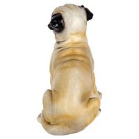 Truu Design Adorable Polyresin Pug Figurine