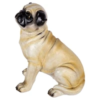 Truu Design Adorable Polyresin Pug Figurine