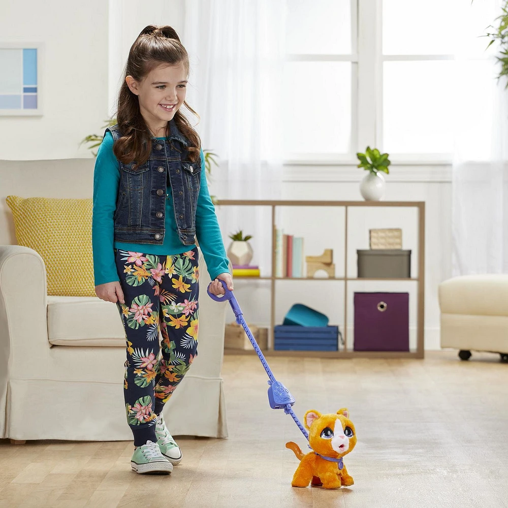 furReal Peealots Big Wags Interactive Pet Toy, Connectible Leash System, Ages 4 and Up