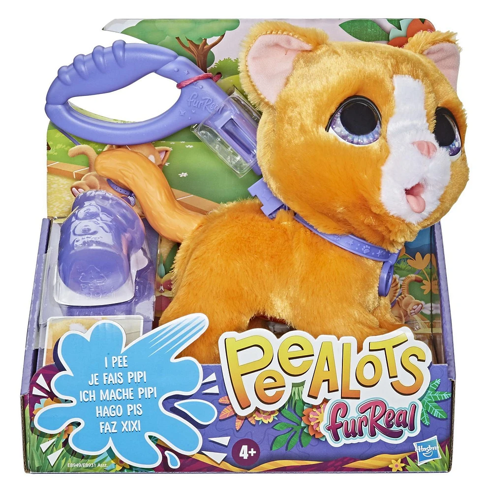 furReal Peealots Big Wags Interactive Pet Toy, Connectible Leash System, Ages 4 and Up