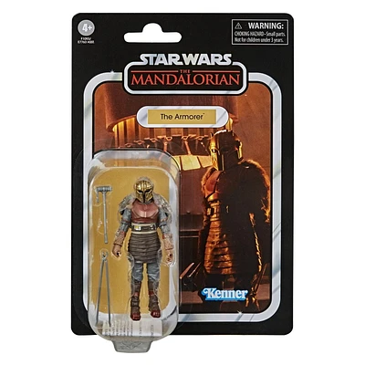 Star Wars The Vintage Collection The Armorer Toy, 3.75-Inch-Scale The Mandalorian Action Figure, Toys for Kids Ages 4 and Up