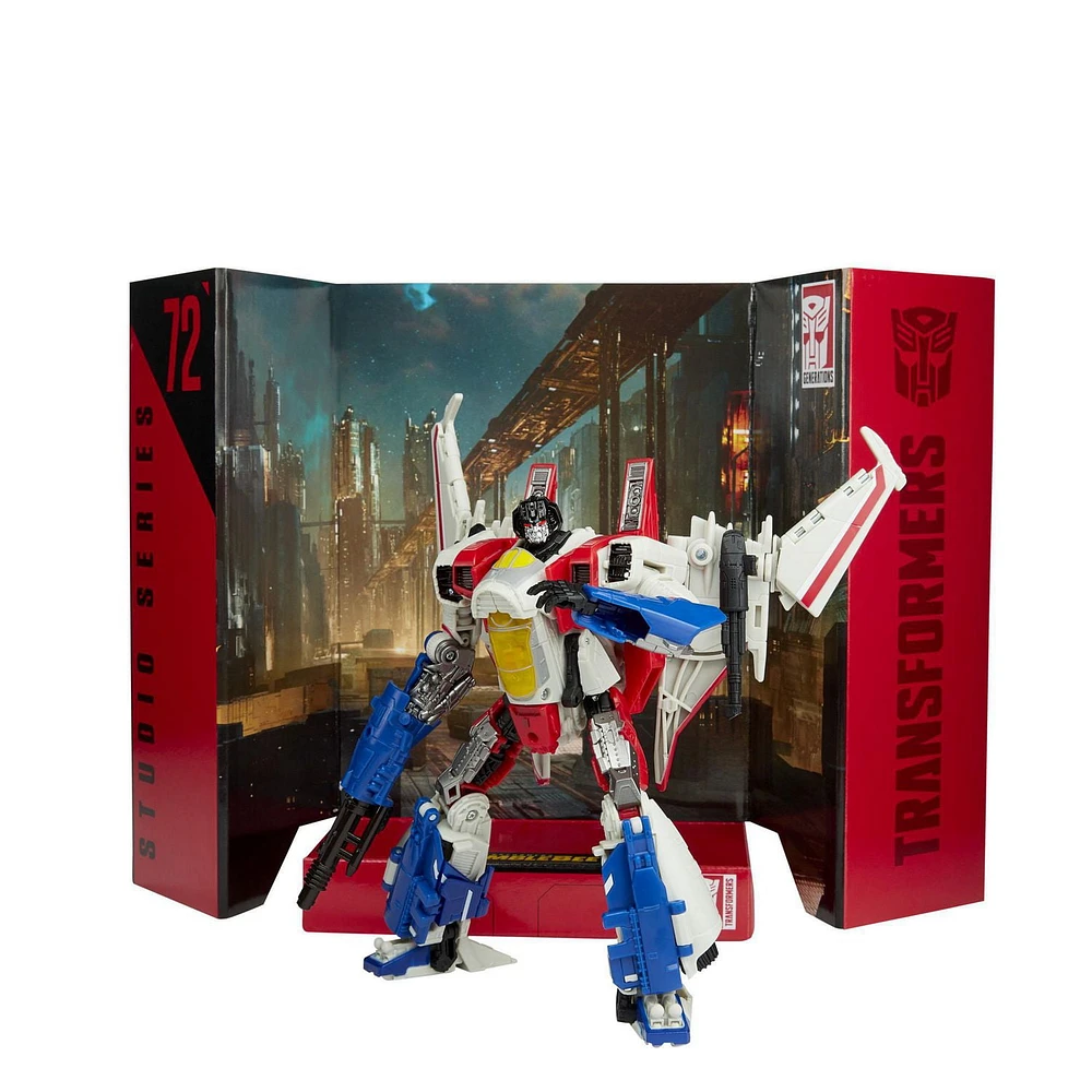 Transformers Toys Studio Series 72 Voyager Class Transformers: Bumblebee Starscream Action Figure - Ages 8 and Up, 6.5-inch