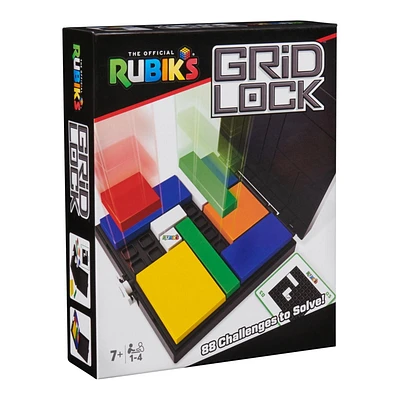 Rubik's Cube Gridlock, le jeu de casse-tête et de résolution de problèmes inspiré du jouet à manipuler classique, pour adultes et enfants à partir de 7 ans