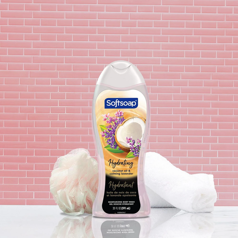 Softsoap Moisturizing Body Wash, Luminous Oils Coconut Oil & Lavender, 591 mL, 591 mL