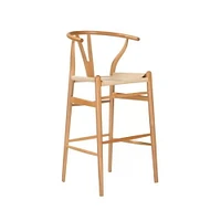 Tabouret Amalfi II (25") Fabriqué avec un cadre en bois massif ENSEMBLE DE 2