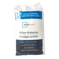 Mainstays Quilted Microfiber Pillow Protector