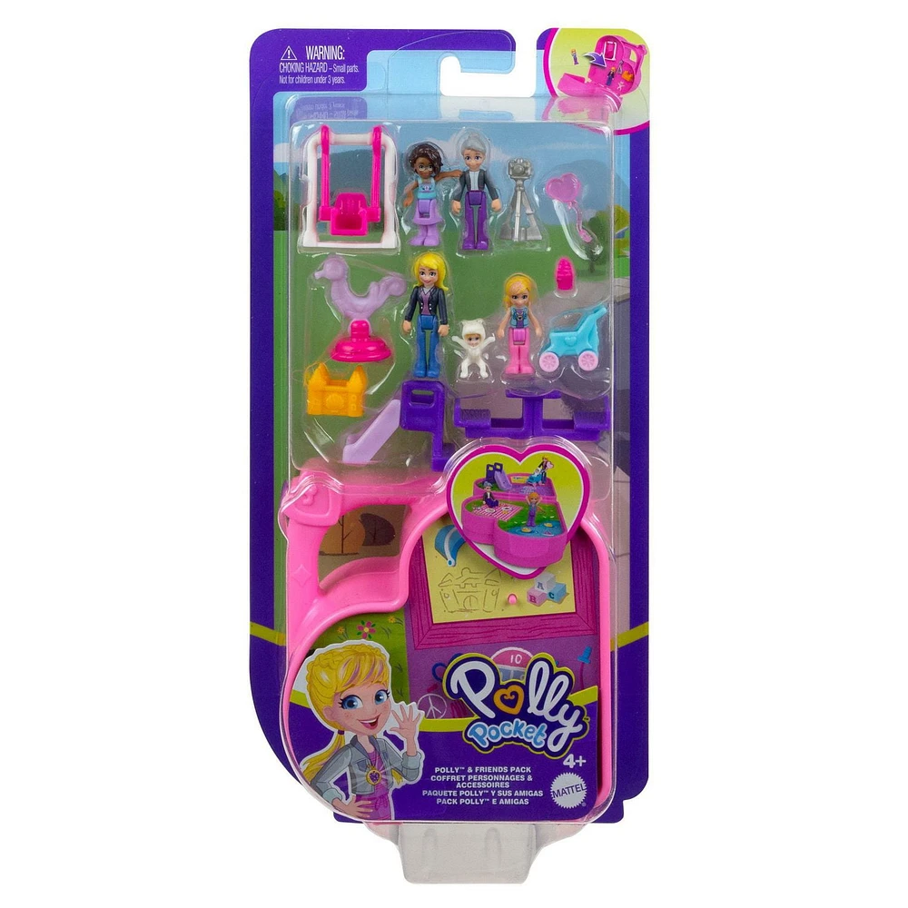 Polly Pocket Coffret ​Polly et ses amies, pique-nique familial