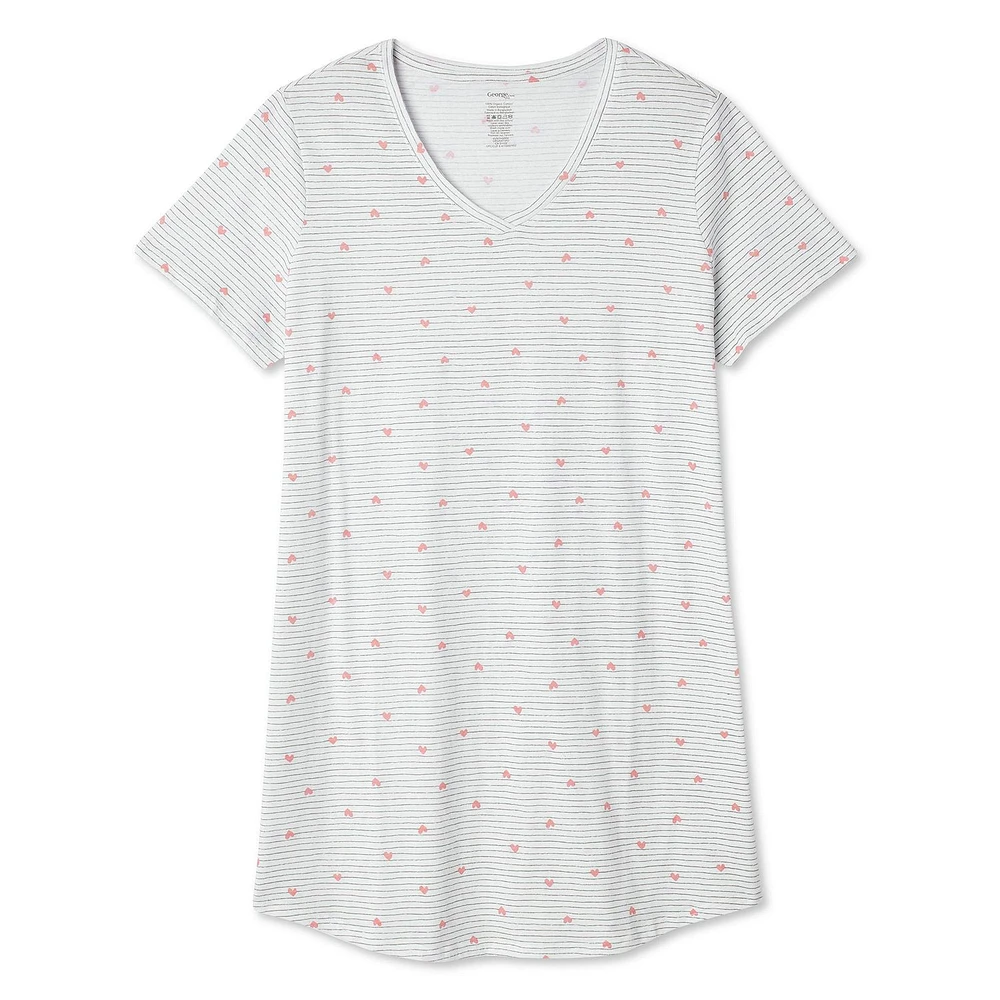 George Plus Women's V-Neckline Nightshirt