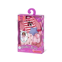 Glitter Girls Ladybug Shimmer! Pajama Outfit