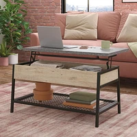 Sauder Market Commons Lift Top Coffee Table, Prime Oak, 431299