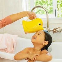 Munchkin Duckling Bath Rinser with Contouring Rim, Yellow, Shampoo Rinser