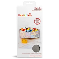 Organisateur de jouets de bain en coin haut et sec Munchkin, Gris Organisateur de bain