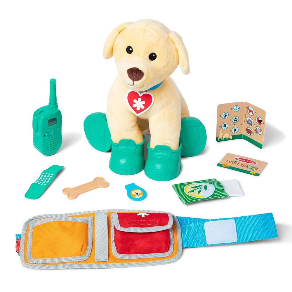 Melissa & Doug Let’s Explore R™anger Dog Plush with Search and Rescue Gear