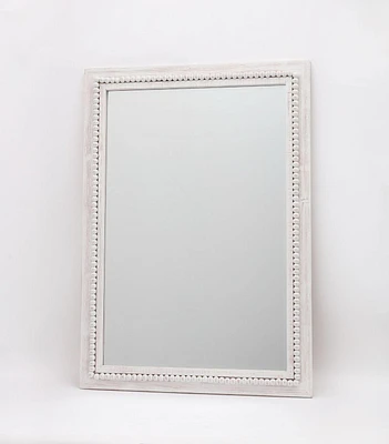 Birkin White Wash Mirror, 29X41"