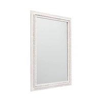 Birkin White Wash Mirror, 29X41"