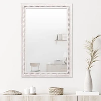 Birkin White Wash Mirror, 29X41"