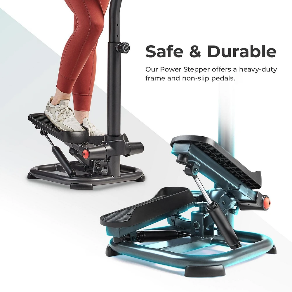 Sunny Health & Fitness Mini Stair Stepper with Handlebars - SF-S021055