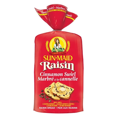 Sun-Maid®  Cinnamon Swirl Raisin Sliced Bread, 450 g