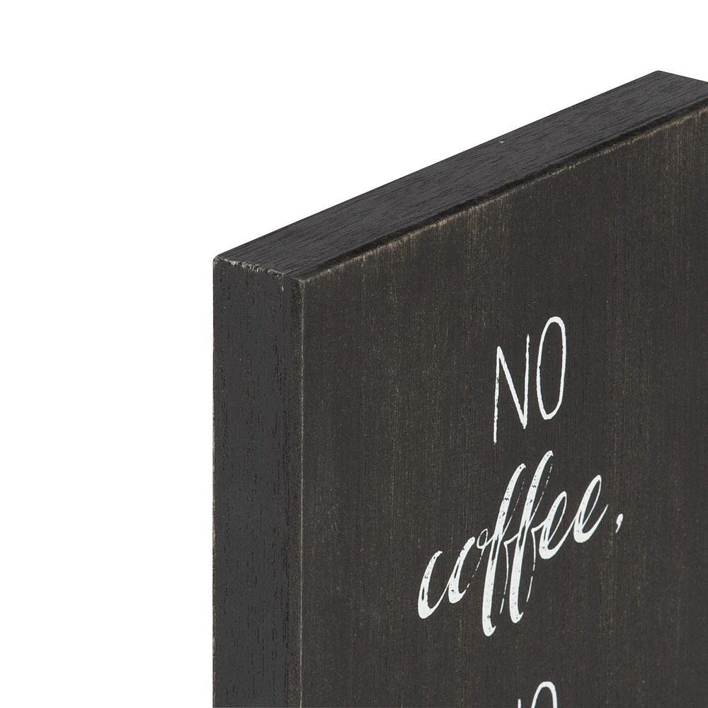 “No Coffee. No Workee” Box Top Art