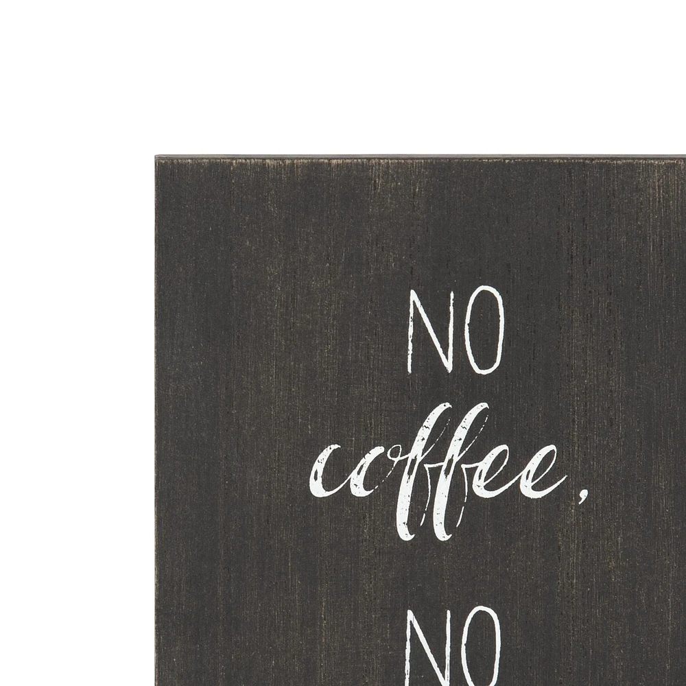 “No Coffee. No Workee” Box Top Art