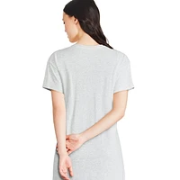 Chemise de nuit à encolure ras du cou George pour femmes