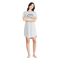 Chemise de nuit à encolure ras du cou George pour femmes