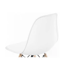 Heavenly Collection White Wood Chair SET OF 2