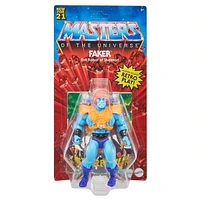 Masters of the Universe Origins Faker 5.5-in Action Figures, Battle Figures for Storytelling Play and Display, Gift for 6 to 10-Year-Olds and Adult Collectors