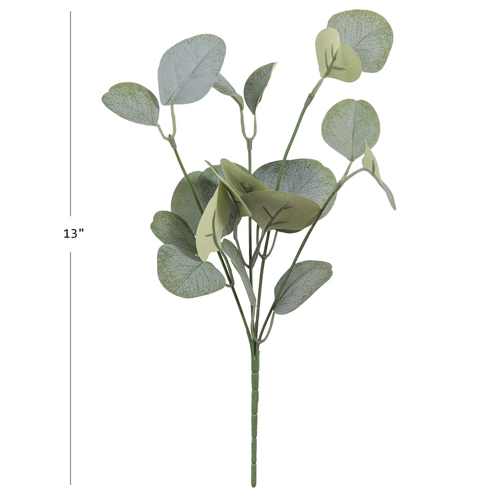 Mainstays Artificial Silver Dollar Eucalyptus Pick, 13 inch Height / 13-14 Gram