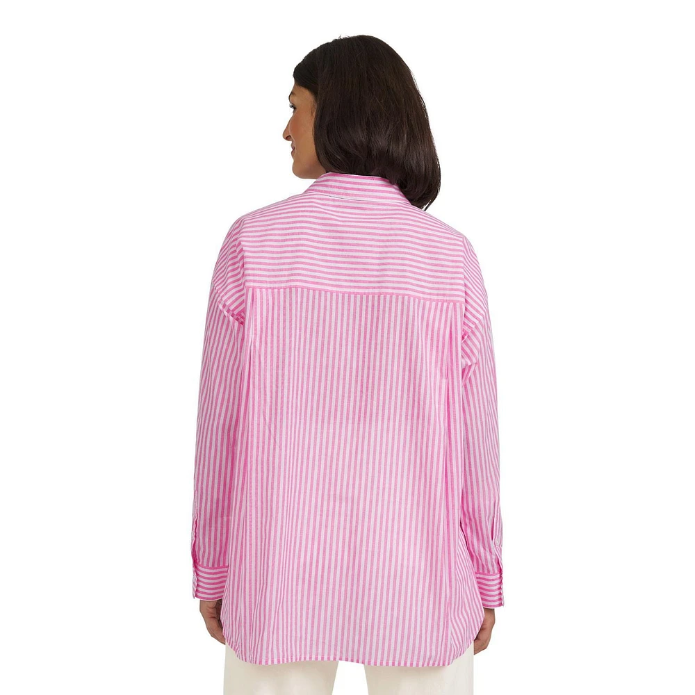 CHAPS STRIPE SHIRT, CHAPS STRIPE SHIRT