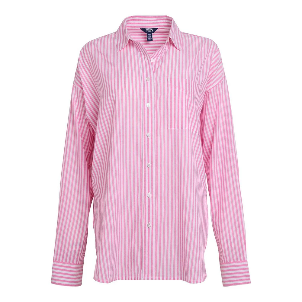 CHAPS STRIPE SHIRT, CHAPS STRIPE SHIRT