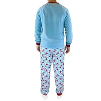 Rudolph the Red-Nosed Reindeer Matching Family Men's 2-Piece PJ Set