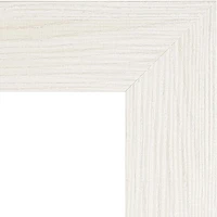 hometrends Accent Wall Perfection Mirror, White Wood 16.50x19.50in