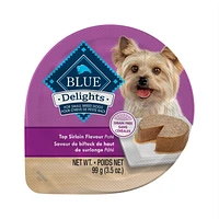 BLUE Delights Top Sirloin Flavour Pâté Wet Dog Food, 99g