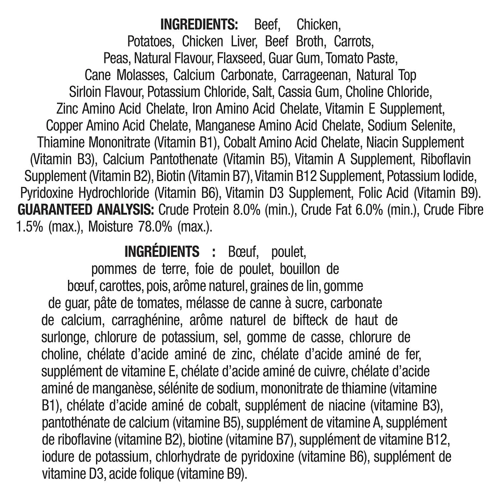 BLUE Delights Top Sirloin Flavour Pâté Wet Dog Food, 99g