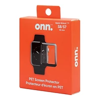 onn. PET Screen Protector for 45 mm Apple Watch S7/S8/S9