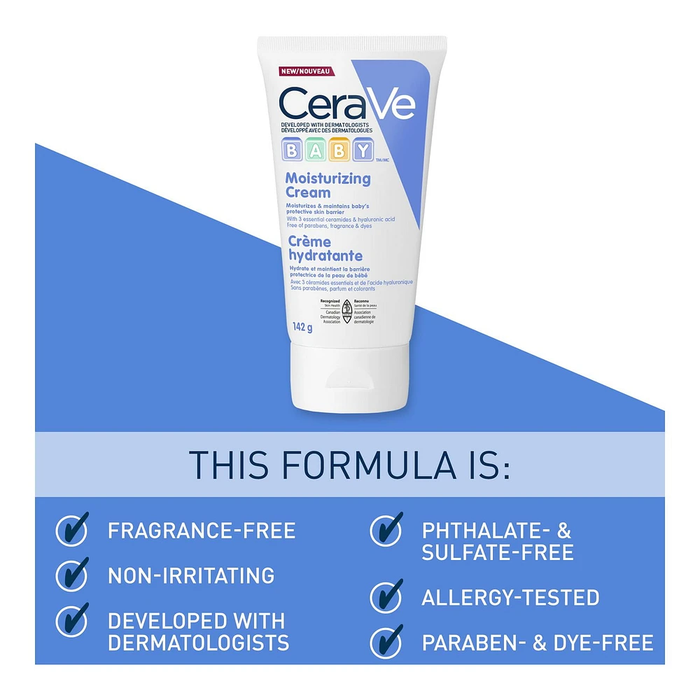 CeraVe Baby Moisturizing Cream, 142g, CeraVe Baby Moisturizing Cream