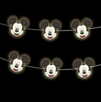 Disney Junior Mickey String Lights, 6.5ft/LED Powered/On/Off Switch