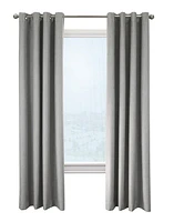 Nova 100% Blackout Grommet Curtain Panel Pair 52" x 95" each in Greige