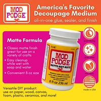 Mod Podge Matte 8 oz, Glue, Sealer, & Finish