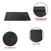 Sunny Health & Fitness Foam Fitness Equipment Floor Mat -Extra Small - NO. 074-XS Black