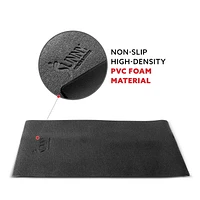 Sunny Health & Fitness Foam Fitness Equipment Floor Mat -Extra Small - NO. 074-XS Black