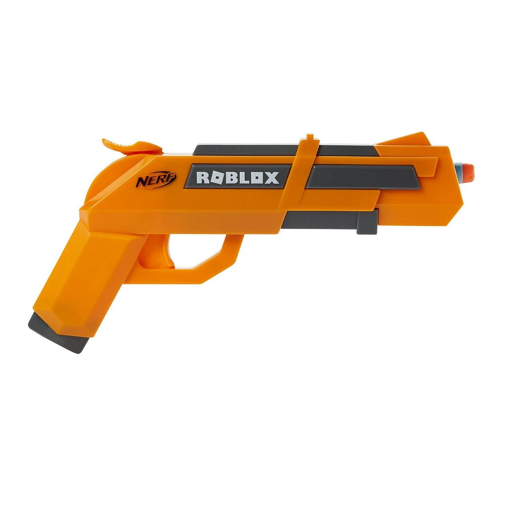 Nerf Roblox Jailbreak: Armory, Includes 2 Hammer-Action Blasters, 10 Nerf Elite Darts, Code To Unlock In-Game Virtual Item