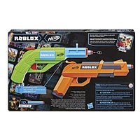 Nerf Roblox Jailbreak: Armory, Includes 2 Hammer-Action Blasters, 10 Nerf Elite Darts, Code To Unlock In-Game Virtual Item