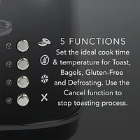 Chef's Choice Gourmezza 2-Slice Toaster, Matte Black