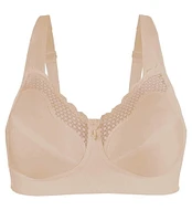 Exquisite Form #9600535 Soutien-gorge entièrement en coton à bonnets souples, dentelle, sans fil Tailles Desponibles 38C