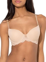 Smart and Sexy Women's Lace Lightly Lined T-Shirt Bra