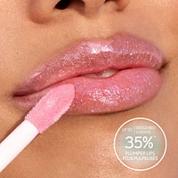 Clean Fresh Yummy Gloss, Brillant repulpant, Brillant à lèvres, Végétalien, Repulpant et volumateur, Facile à appliquer, Saveur menthe Brillant à lèvres repulpant